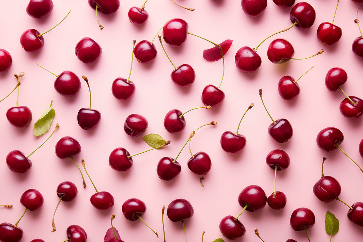 Cherry Patterns. 20 images, a Food Illustration by Handmadefont (Photo 8 of 9)