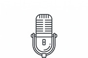 44 vector Music Audio Icon Set, an Outline Icon by adenpinkstore (Thumbnail 4 of 28)