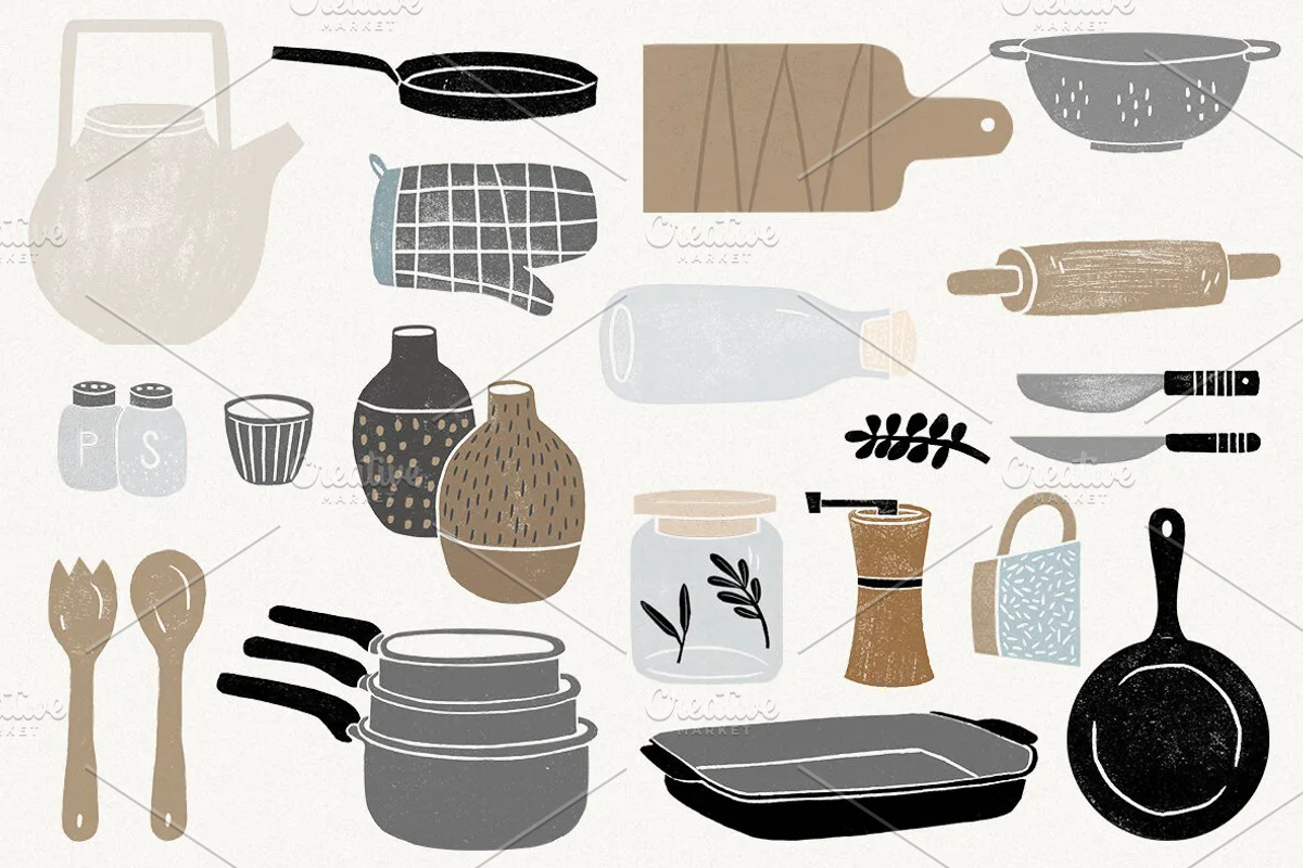 Autumn Bundle: Kitchen and Garden, a Food Illustration by Mii Lab (Photo 8 of 28)