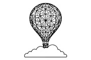 Hot Air Balloon Silhouette Bundle, an Object Illustration by Gaye Art (Thumbnail 12 of 31)