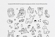 Hand Drawn Doodle Dog, an Animal Illustration by happpydesign (Thumbnail 4 of 10)