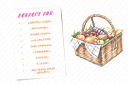 Watercolor Camping Clipart, an Illustration by Watercolor design (Thumbnail 5 of 11)