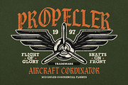 Black Jet Plane Typeface, a Blackletter Font by alit design (Thumbnail 6 of 17)