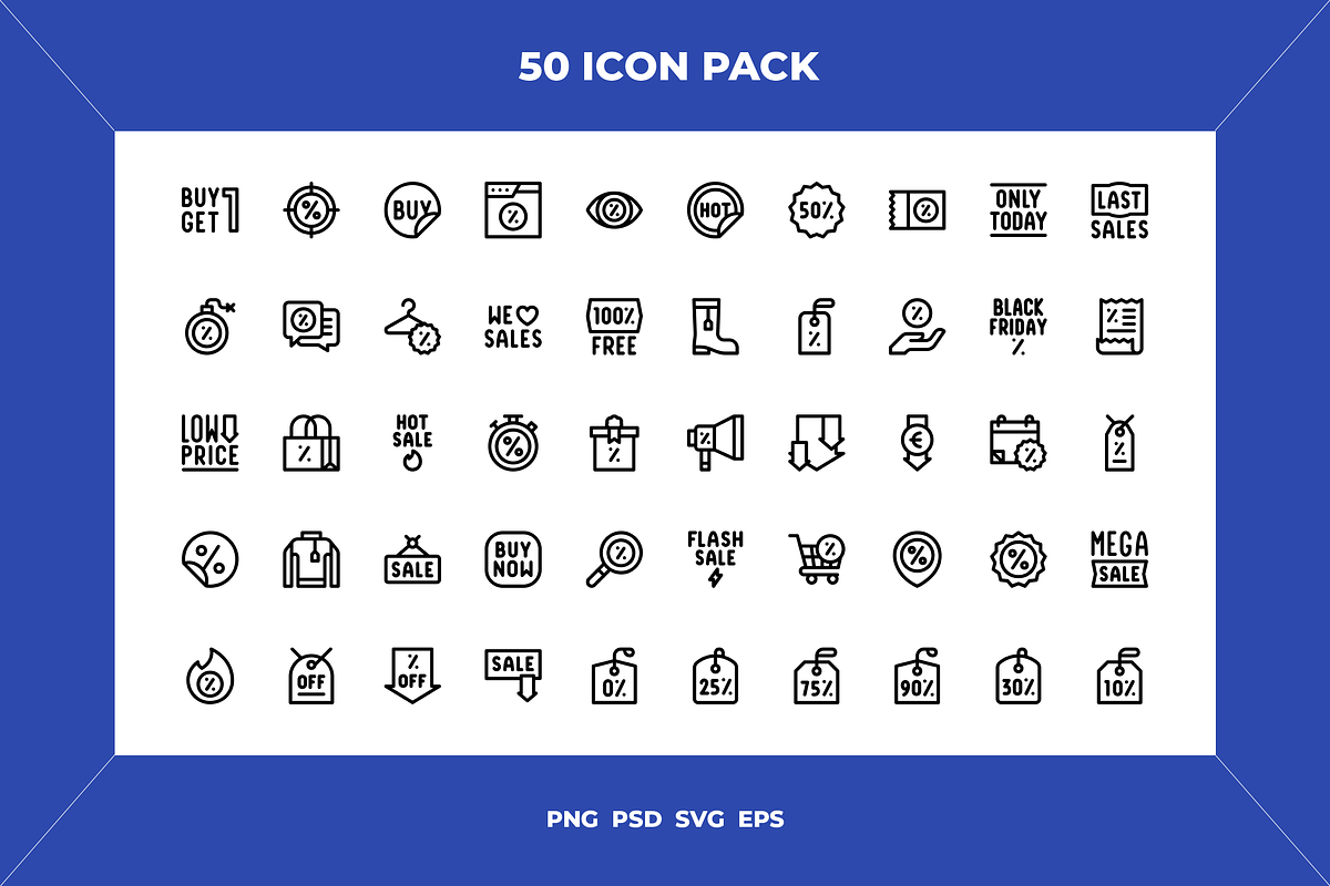Offer and discount labels icons, an Icon by Wencory (Photo 1 of 2)