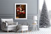 African American Santa Claus WallArt, a Holiday Photo by PrintablesByFranklyn (Thumbnail 5 of 6)