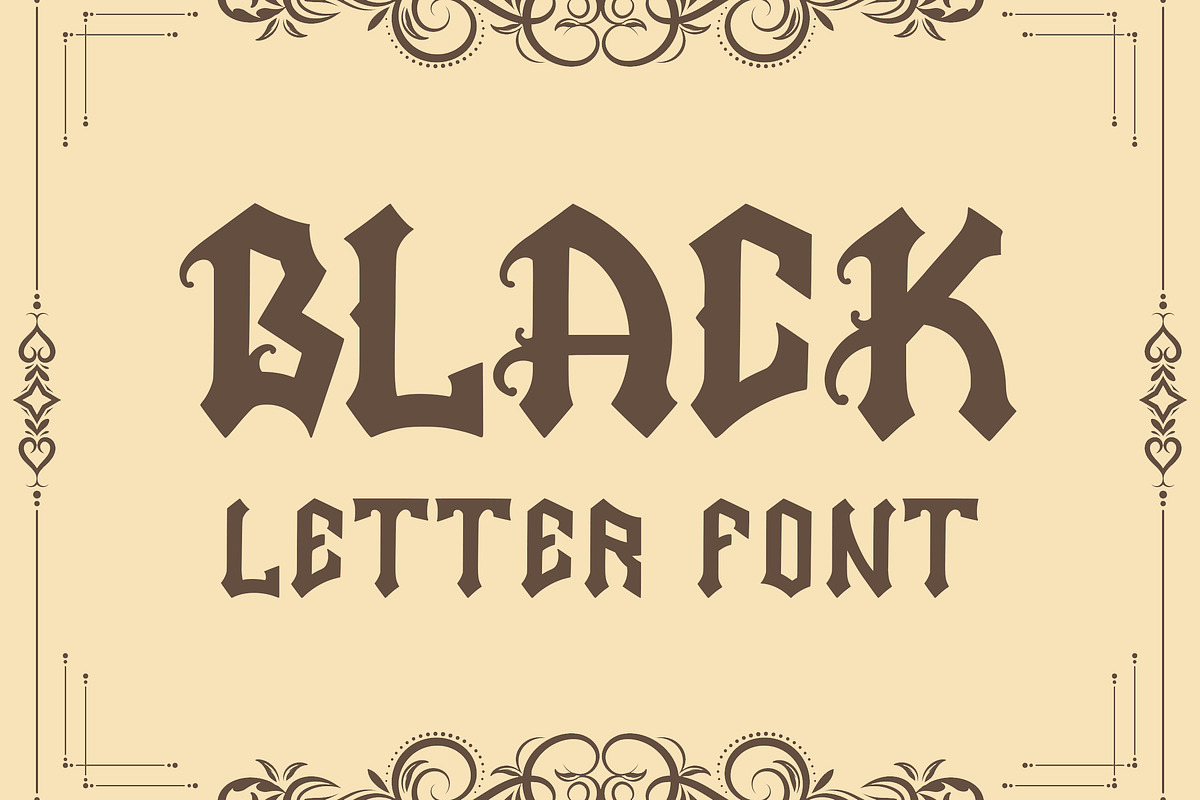 FantasySquad - Blackletter Font, a Symbol Font by AQR Studio (Photo 3 of 10)