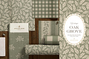 Oak & Acorn Autumn Patterns - Sage, a Pattern Graphic by Eclectic Anthology (Thumbnail 4 of 13)
