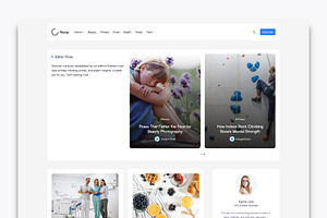 Minimalist WordPress Blog Theme, a WordPress Template by DesignOrbital