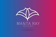 Manta ray logo, a Branding & Logo Template by Logocreative (Thumbnail 2 of 3)