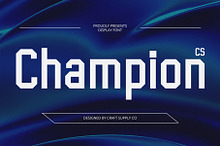 CS Champion – Sporty Font