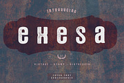 Exesa Vintage Stamp Font, a Sans Serif Font by Craft Graphic Type (Thumbnail 1 of 10)