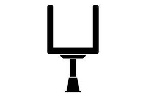 American football goal, an Icon by Mark1987