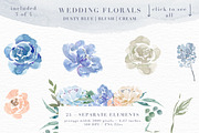 Wedding Watercolor Flowers Graphics, an Illustration by Essem Creatives (Thumbnail 6 of 8)