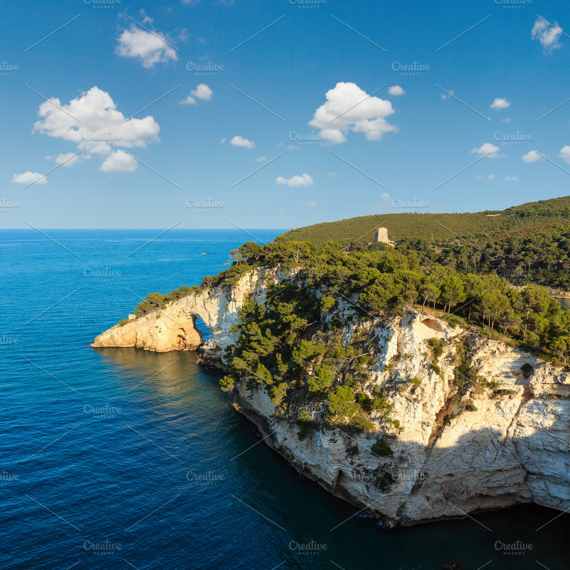 Summer Arch of San Felice, Italy, a Nature Photo by YuriyB