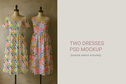 Two in one mockup-rustic dresses PSD, a Shirt Mockup by jenartstudio (Thumbnail 3 of 3)