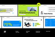 Fintech Pitch Deck PowerPoint, a Presentation Template by Neermana (Thumbnail 1 of 4)