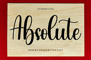 Absolute, a Handwritten Font by InermediaSTUDIO (Thumbnail 1 of 8)