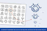Contact Us Outline Vector Icon Set, an Outline Icon by FourLeafLover (Thumbnail 6 of 6)