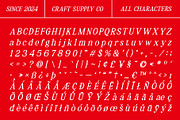 Asthetic Pixel, a Serif Font by Craft Supply Co. (Thumbnail 8 of 8)