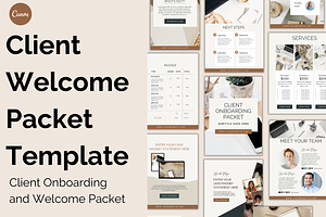Client Welcome Packet Canva Template