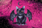 Halloween Mystic Watercolor, a Seasonal Illustration by SashaKondr (Thumbnail 3 of 11)