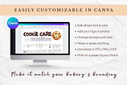 Cookie Care Form Editable Template, a Stationery Template by Anna Design Studio (Thumbnail 3 of 7)