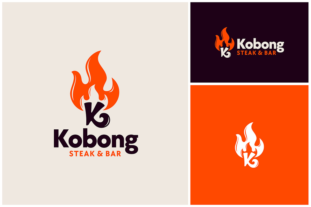 Fire Flame Letter K Kitchen Logo, a Branding & Logo Template by Enola99d (Photo 1 of 2)