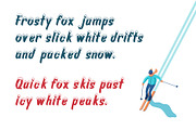 Alpine Script, a Script Font by Loudoun Design Co. (Thumbnail 5 of 6)