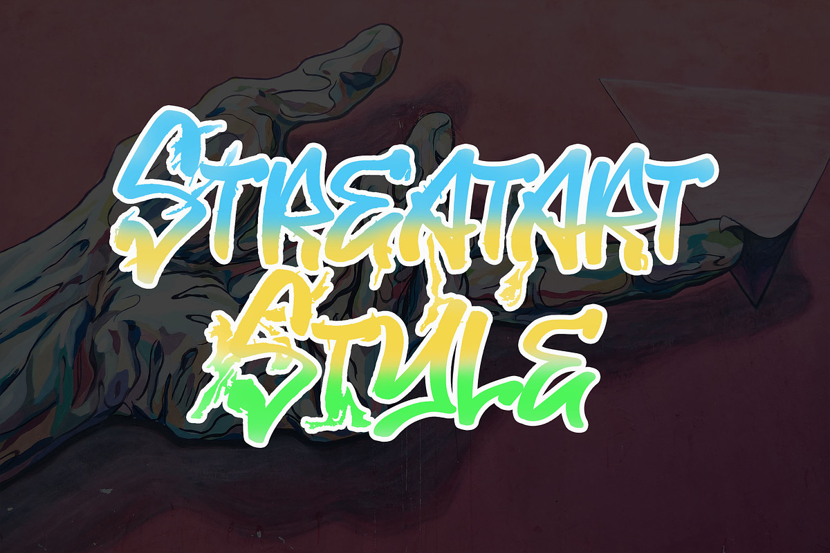 FABERK Graffiti Font, a Handwritten Font by NTC Graphic (Photo 2 of 9)