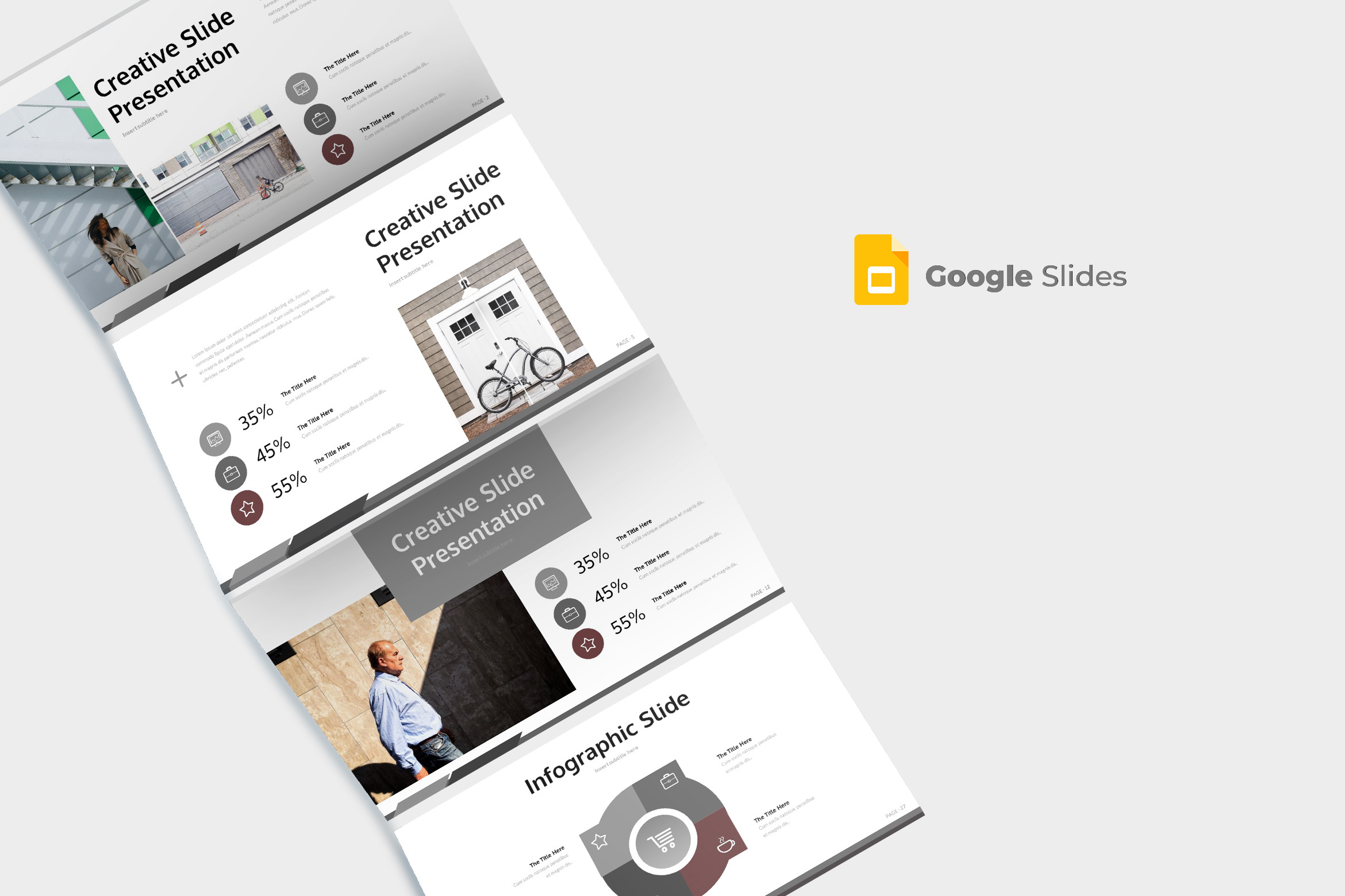 Weeka - Google Slide Template, a Presentation Template by AQR Studio