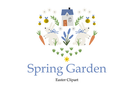 Spring Garden - Easter Clipart