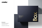 Magnetic Gift Box Mockup Set, a Household Mockup by creatsy5 (Thumbnail 9 of 11)