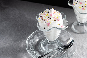 Whipped Cream Delight with Sprinkles, a Food & Drink Photo by etorres69