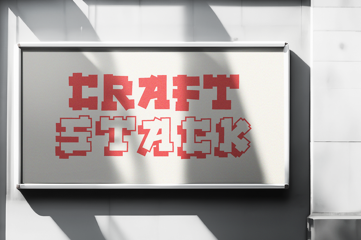 Pop Bricks Font, a Font by Erifqizefont (Photo 10 of 10)
