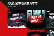 Halloween - social media pack, a Social Media Template by Digital Breath templates (Thumbnail 3 of 4)