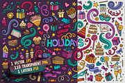 Holidays Objects & Elements Set, an Object Graphic by BALABOLKA (Thumbnail 2 of 4)