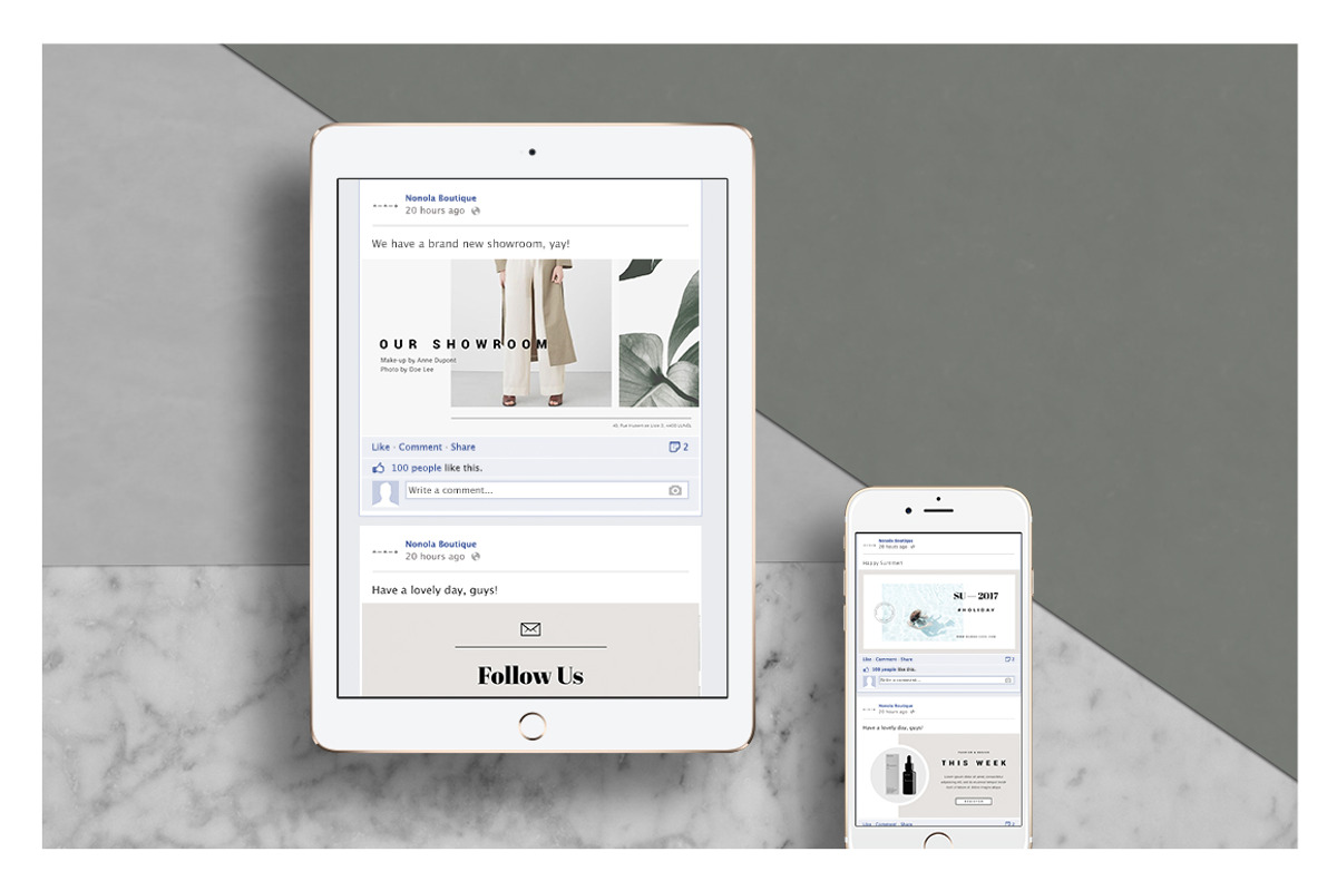 Fashion Social Media Pack • Nanna, a Social Media Template by Nonola (Photo 7 of 9)