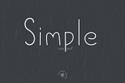 Simple - 25% off, a Sans Serif Font by Blossom (Thumbnail 1 of 4)