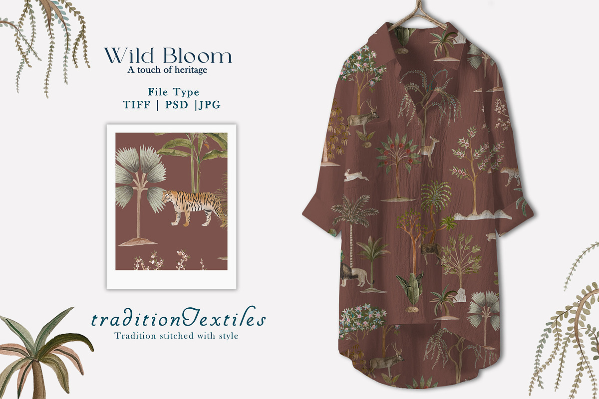 Wild Bloom Prints & Patterns, a Pattern Graphic by GND ART STUDIO (Photo 6 of 8)