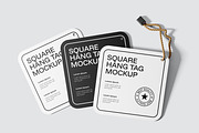 Square Hang Tag Mockup, an Advertising Mockup by Rizky Audymas (Thumbnail 4 of 8)