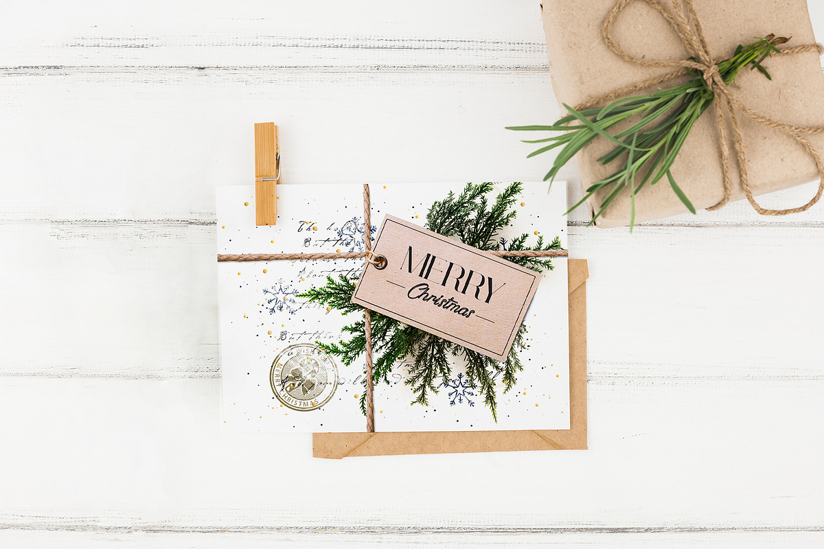 Vintage Christmas Invitation Cards, an Invitation Template by Marie T (Photo 2 of 7)
