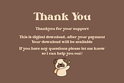 Dog Cartoon Cute Stamp, a Brushes & More by Pixel Picasso Studio (Thumbnail 10 of 10)