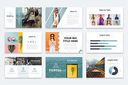 Portal Modern Powerpoint Template, a Presentation Template by Reshapely (Thumbnail 5 of 20)