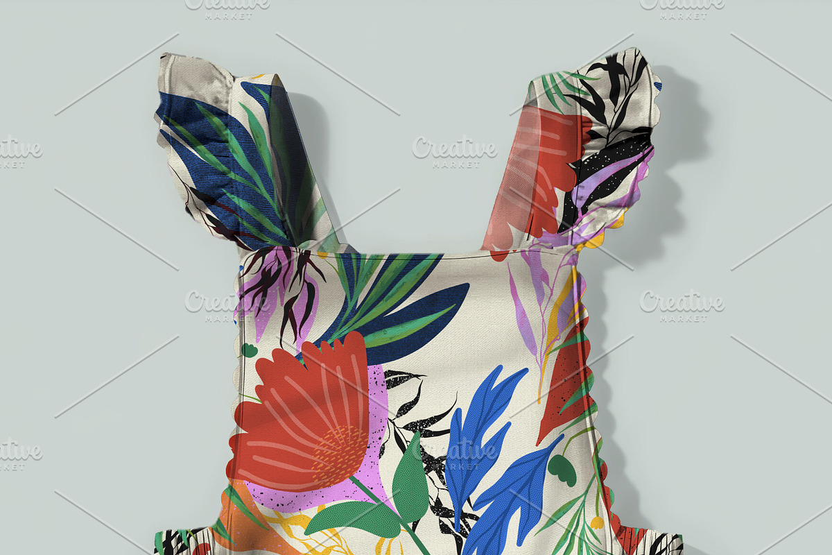 Baby Girl Summer Romper Mockuup, a Hoody Mockup by Nora Gad (Photo 15 of 22)