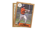 80s Wood Baseball Card, a Design Template by Sports Card Templates (Thumbnail 1 of 2)
