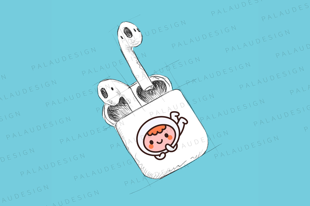 Cute Baby Astronaut Character, a Person Illustration by Palau (Photo 8 of 12)