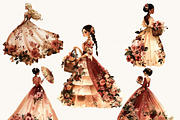 Rose Gold Brides Clipart Bundle, a Person Illustration by Design Scotch (Thumbnail 6 of 9)