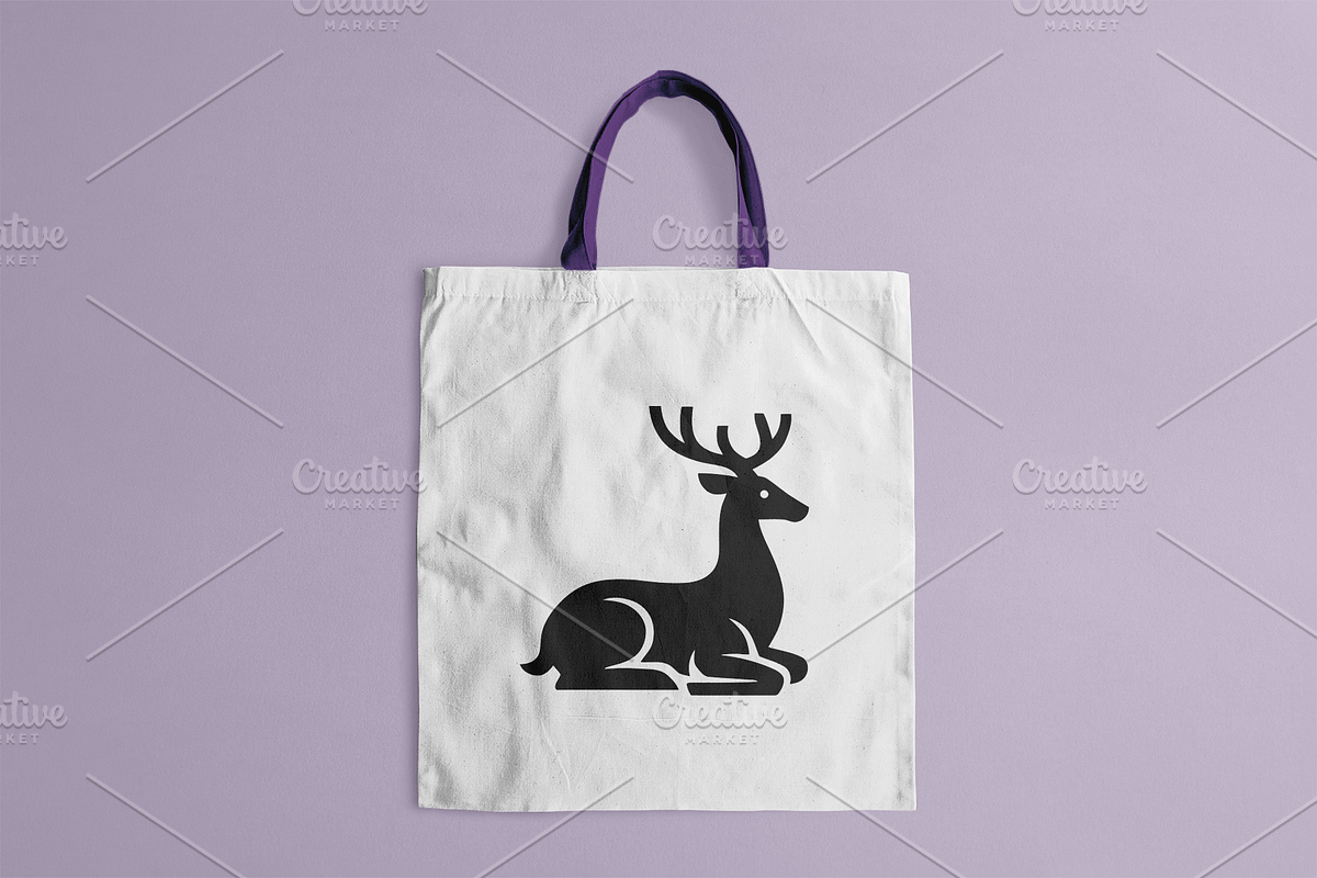 Resting Deer Minimalist Logo, a Branding & Logo Template by Vectorium Studio (Photo 2 of 2)