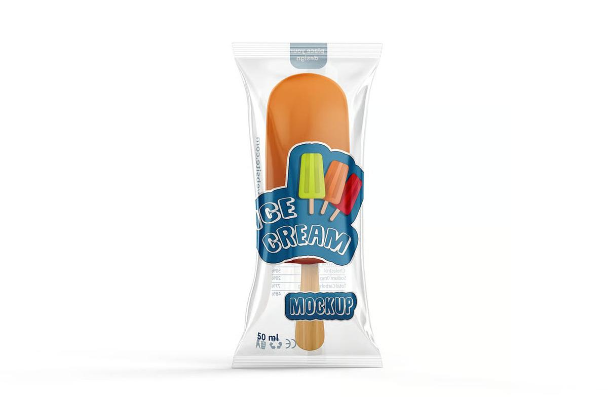 Popsicle Ice Cream Mockup, a Packaging Mockup by zphotographystudio (Photo 4 of 10)
