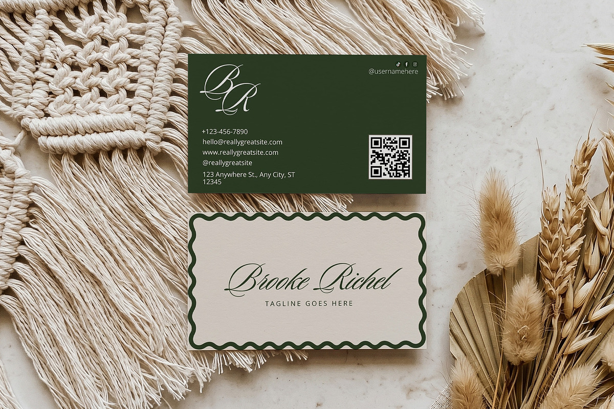 Elegant Business Card Canva Template, a Business Card Template by Arslan (Photo 2 of 7)